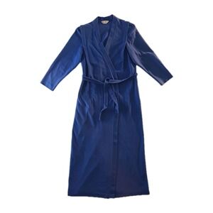Vintage Blue Vassale Housecoat - Size S